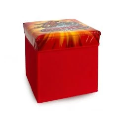 Pouf Contenitore Gormiti Pieghevole Smart Box Salvaspazio V117