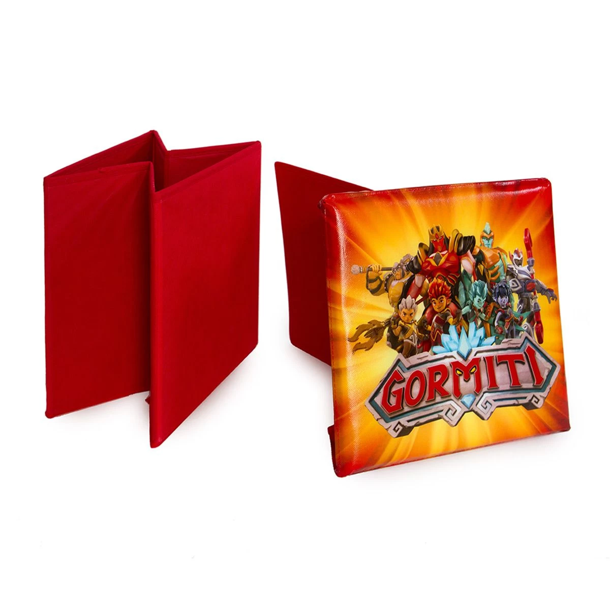 Pouf Contenitore Gormiti Pieghevole Smart Box Salvaspazio V117 - immagine 2