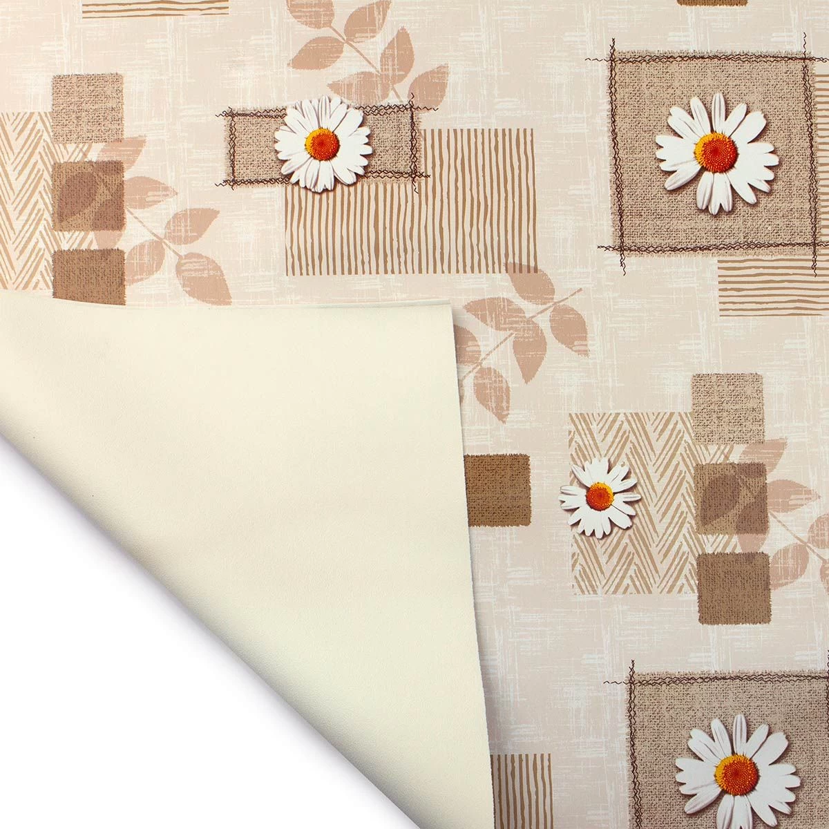 Proteggitavolo Mollettone Al Metro Margherite Altezza 140 Cm K128 - immagine 2