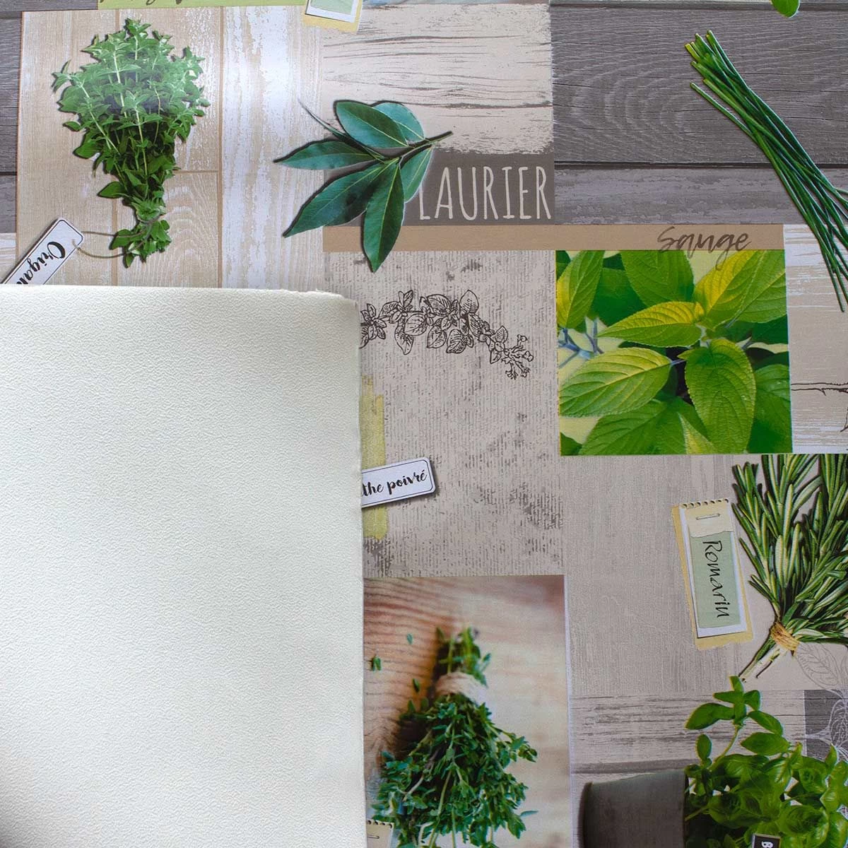 Proteggitavolo Mollettone Al Metro Botanic In Pvc Altezza 140 Cm Y211 - immagine 2