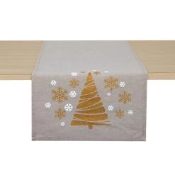 Runner Centrotavola Natalizio Siberie In Puro Cotone X096