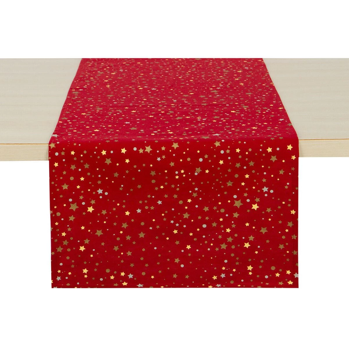 Runner Centrotavola Natalizio Star In Puro Cotone X071