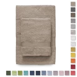 Set 1+1 Zucchi Solotuo Asciugamani Medio+ospite Spugna Di Cotone 560 Gr/mq R333