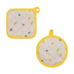 Set 2 Presine Flora In Puro Cotone K149