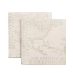 Set 2 Tovaglioli Geo White Alviero Martini J512