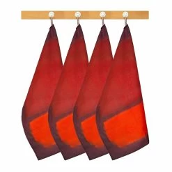 Set 4 Strofinacci Senza Titolo Rothko Di Randi In Cotone Y399