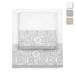 Set Asciugamani 1+1 Areca Di Laura Biagiotti In Spugna J093