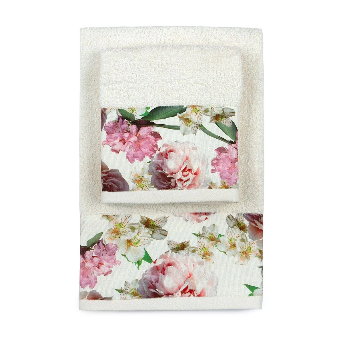 Set Asciugamani 1+1 Belfast Di Morbidissimi In Spugna K573 - immagine 2