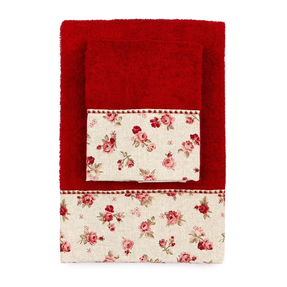 Set Asciugamani 1+1 Country Di Morbidissimi In Spugna J312 - immagine 2