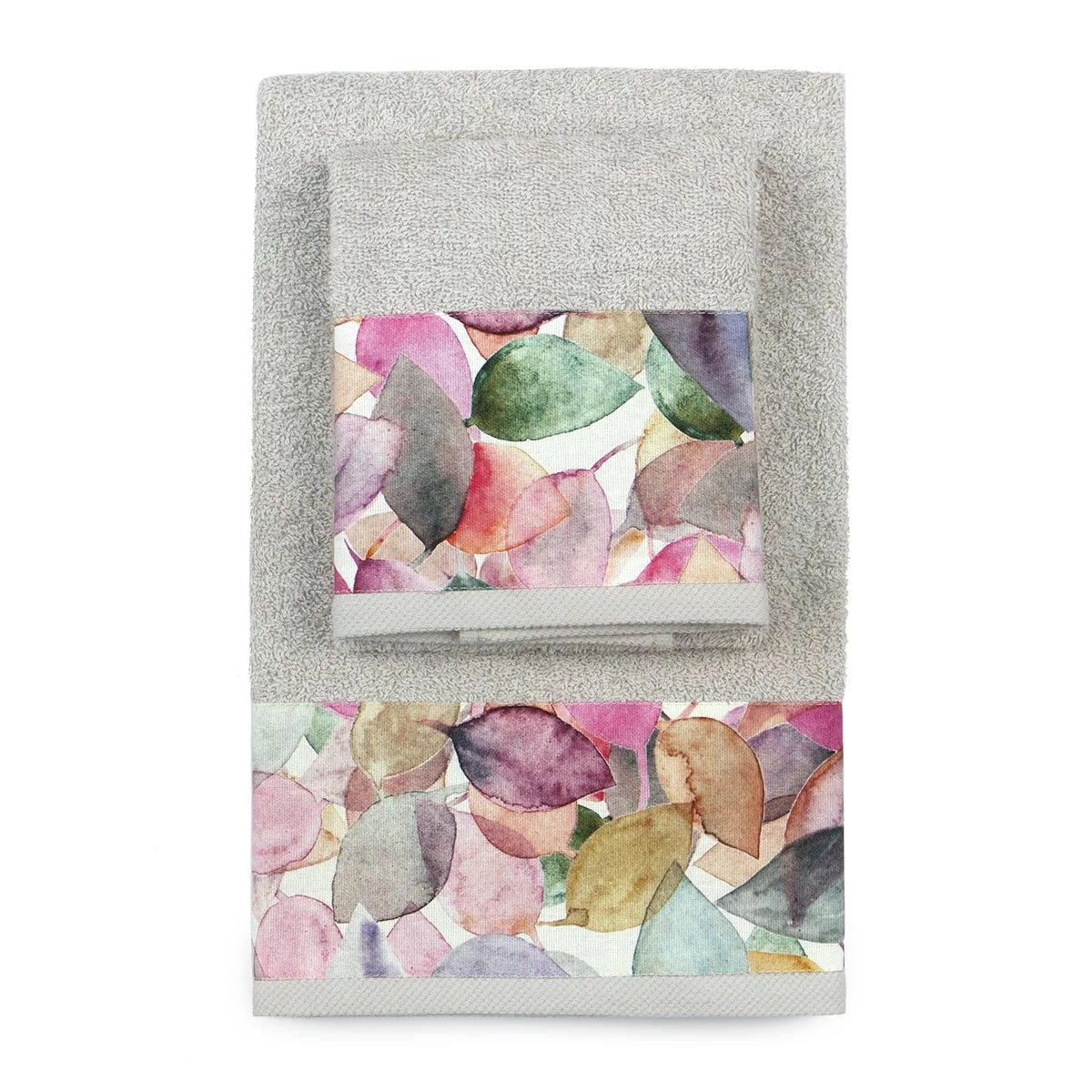 Set Asciugamani 1+1 Galles Di Morbidissimi In Spugna K572 - immagine 4