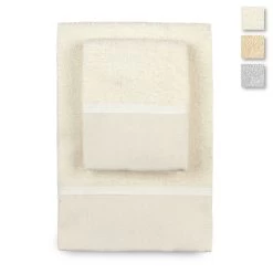 Set Asciugamani 1+1 Toledo Di Morbidissimi In Spugna K576