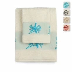 Set Asciugamani 1+1 Stella In Spugna Y608