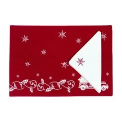 Set Tovaglietta + Tovagliolo Elliot In Puro Cotone K829