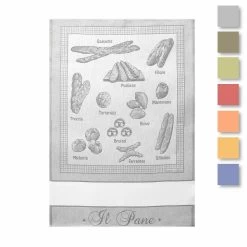 Strofinaccio Cucina Asciugapiatti Il Pane In Puro Cotone Z329