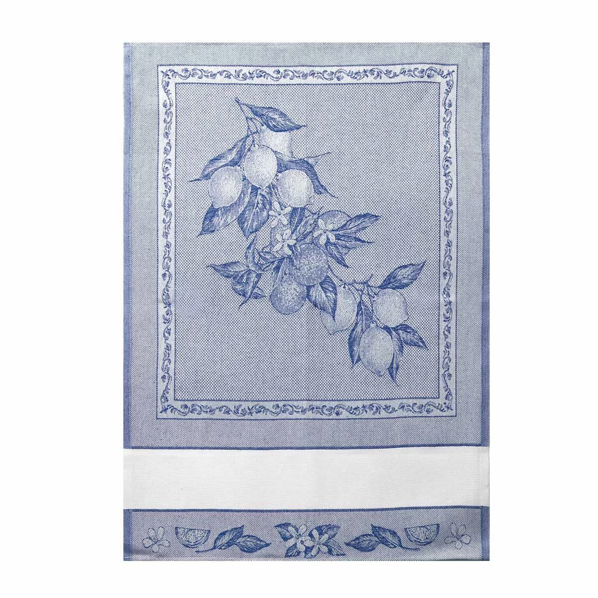 Strofinaccio Cucina Asciugapiatti Limoni In Puro Cotone Z330 - immagine 8