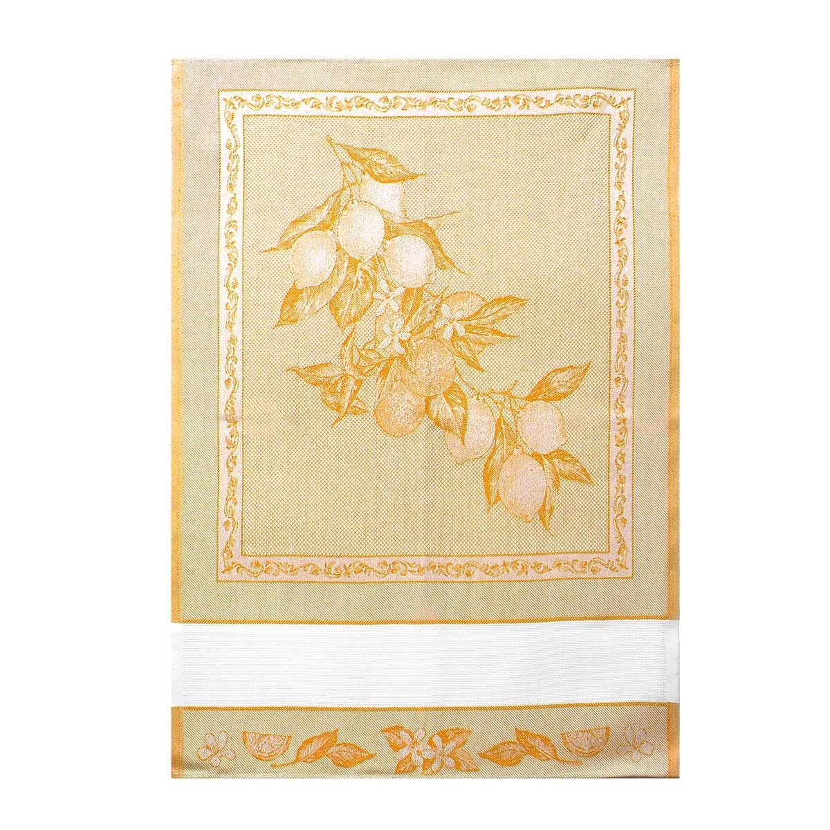 Strofinaccio Cucina Asciugapiatti Limoni In Puro Cotone Z330 - immagine 7