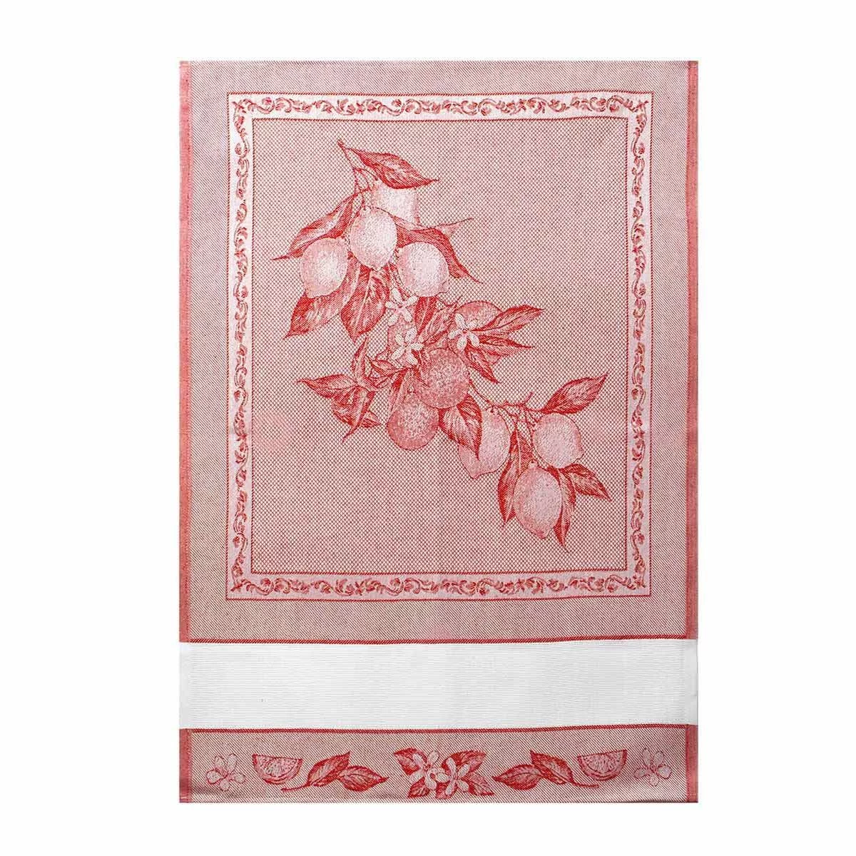 Strofinaccio Cucina Asciugapiatti Limoni In Puro Cotone Z330 - immagine 5