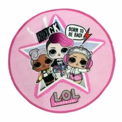 Tappeto L.O.L. Surprise Rotondo Ufficiale Sagomato Antiscivolo 80 Cm U331