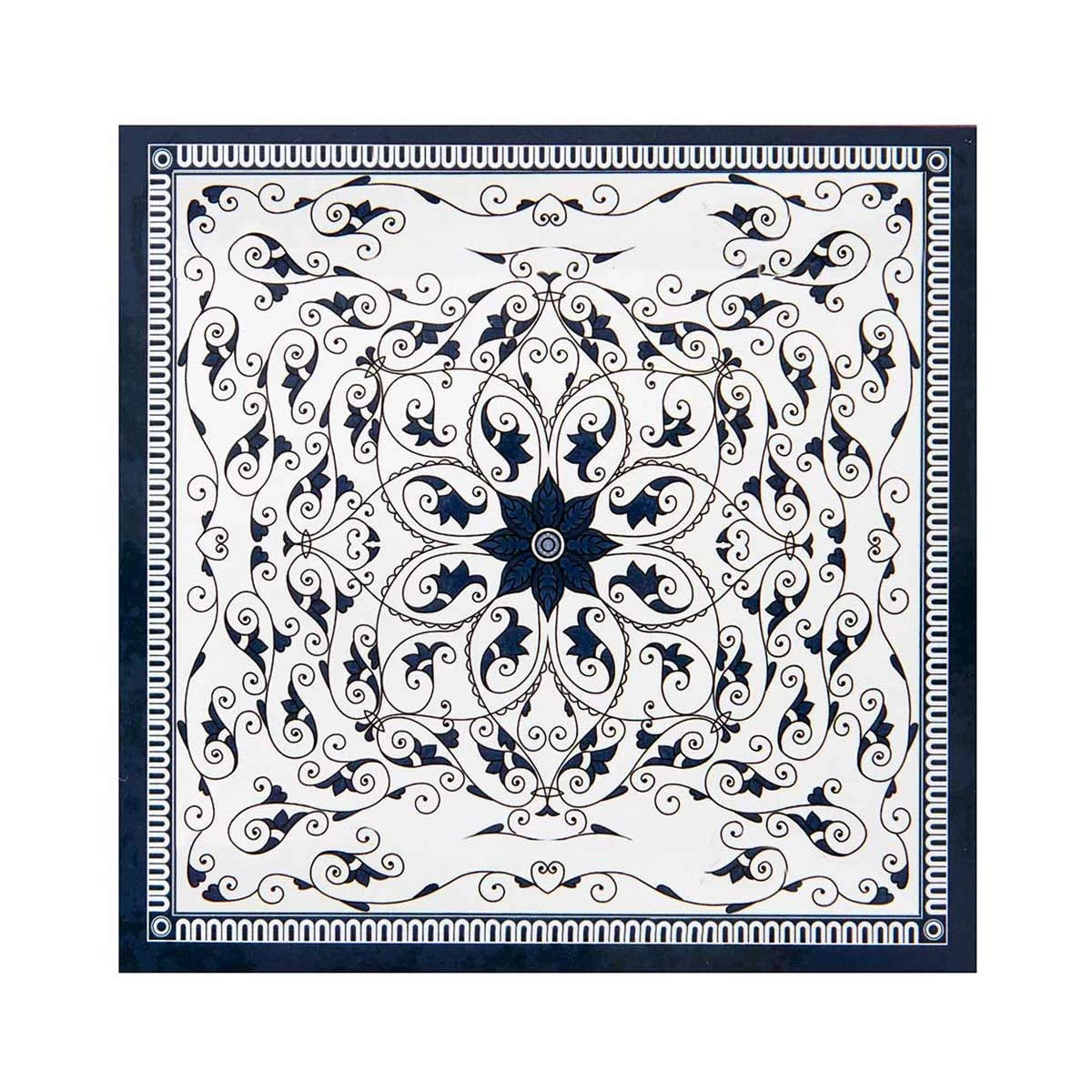 Telo Arredo Foulard Mezzero Maiolica Matrimoniale Z971 - immagine 3