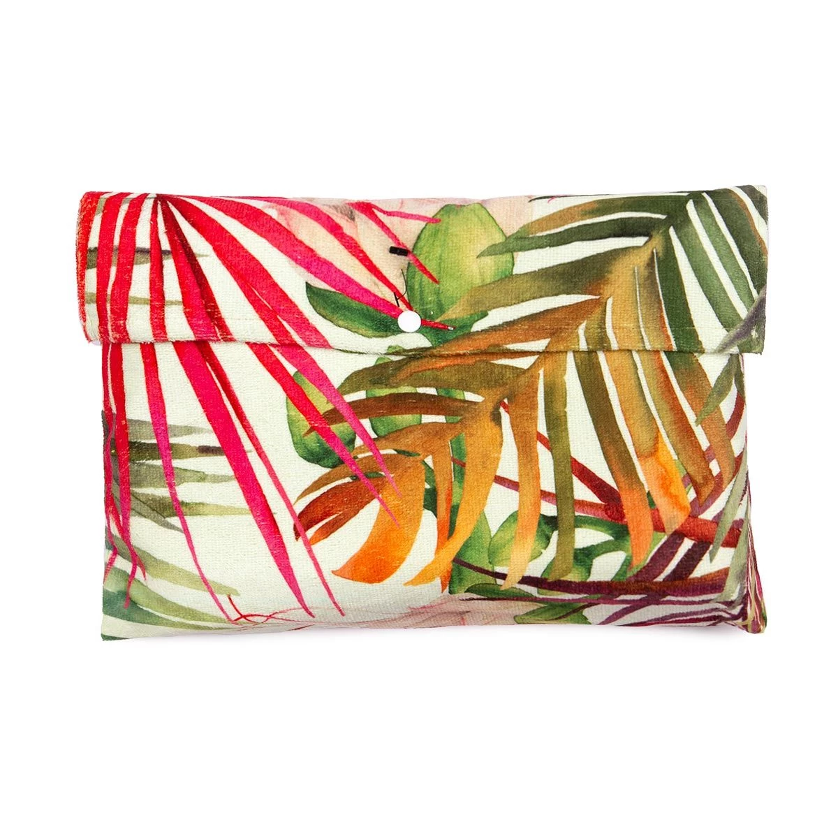 Telo Coprilettino Mare Felci Di Daunex Con Tasche J483 - immagine 2