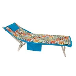 Telo Coprilettino Mare Minori Con Tasche E Cuscino Gonfiabile J478