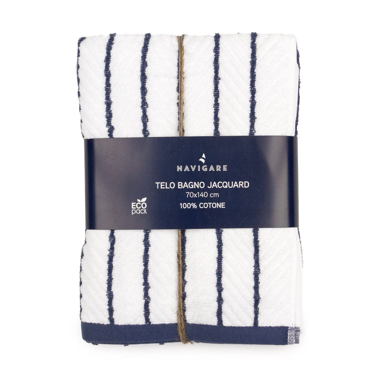 Telo Doccia Jacquard Di Navigare In Spugna 450 Gr/mq J689 - immagine 3