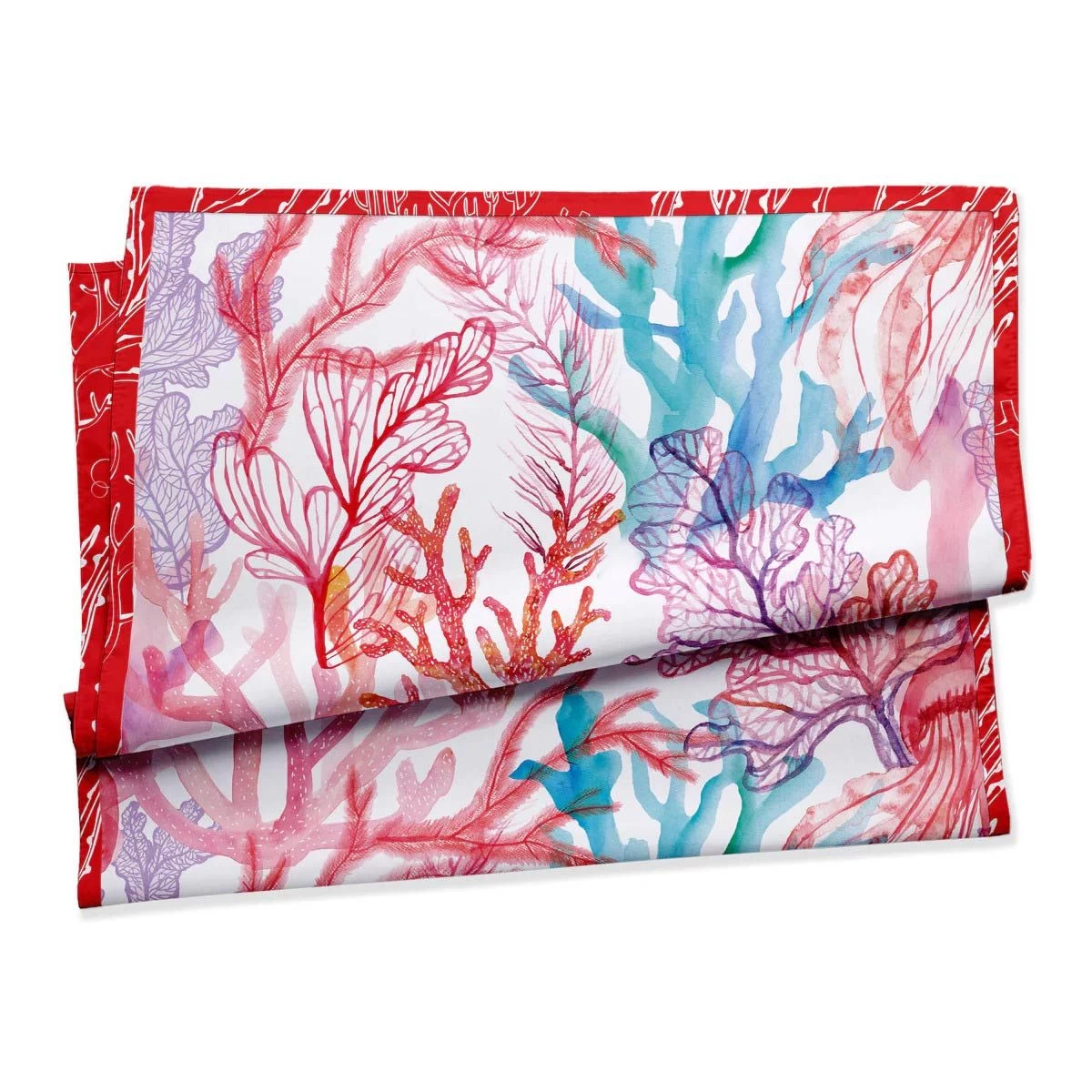 Telo Mare Coral Bay Daunex In Microfibra Con Borsa J574 - immagine 2