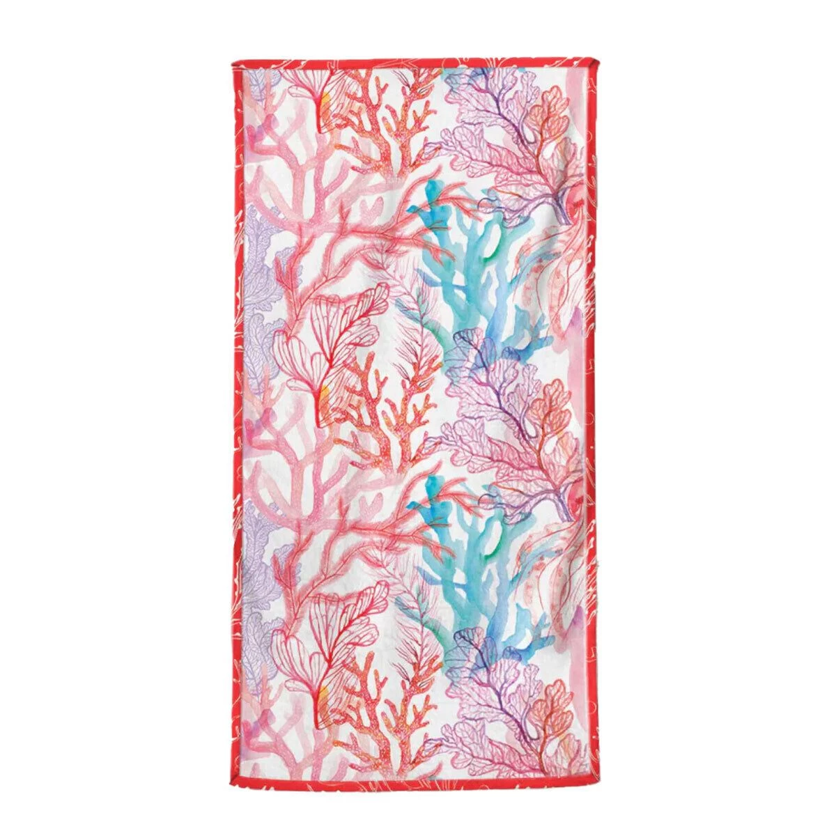 Telo Mare Coral Bay Daunex In Microfibra Con Borsa J574