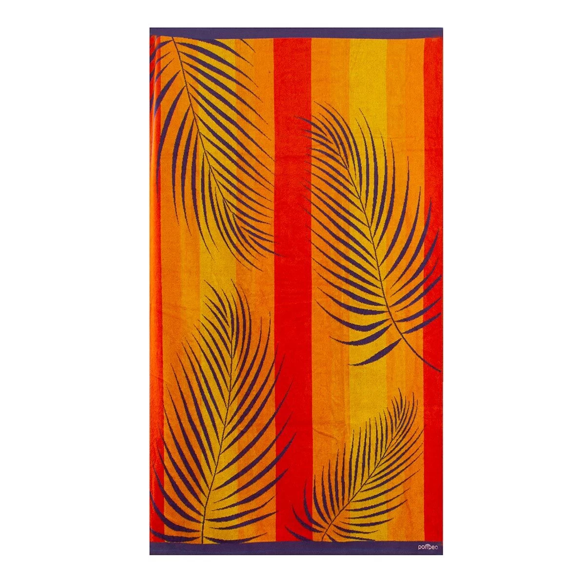 Telo Mare Palm Leaves Di Pompea In Spugna Di Cotone K044 - immagine 2