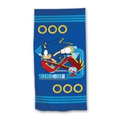 Telo Mare Sonic The Hedgehog In Spugna Di Cotone J687