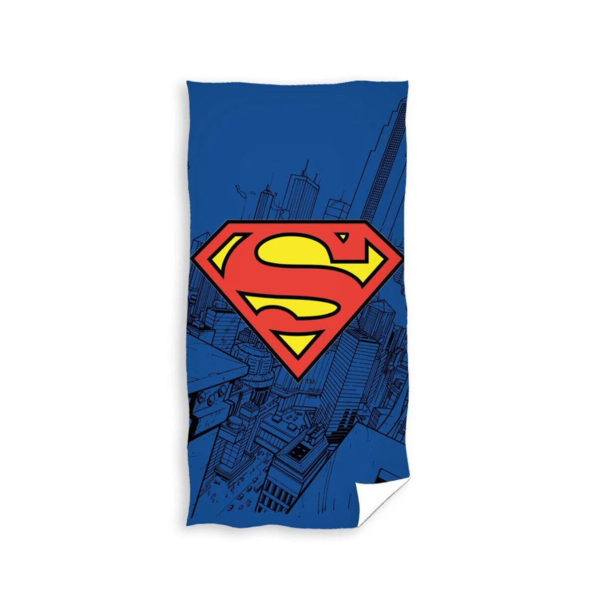 Telo Mare Superman DC Comics In Spugna Di Cotone J582