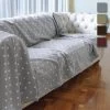 Telo Arredo Foulard Multiuso Morbidissimi Dis. Pois 260x280 Cm N923