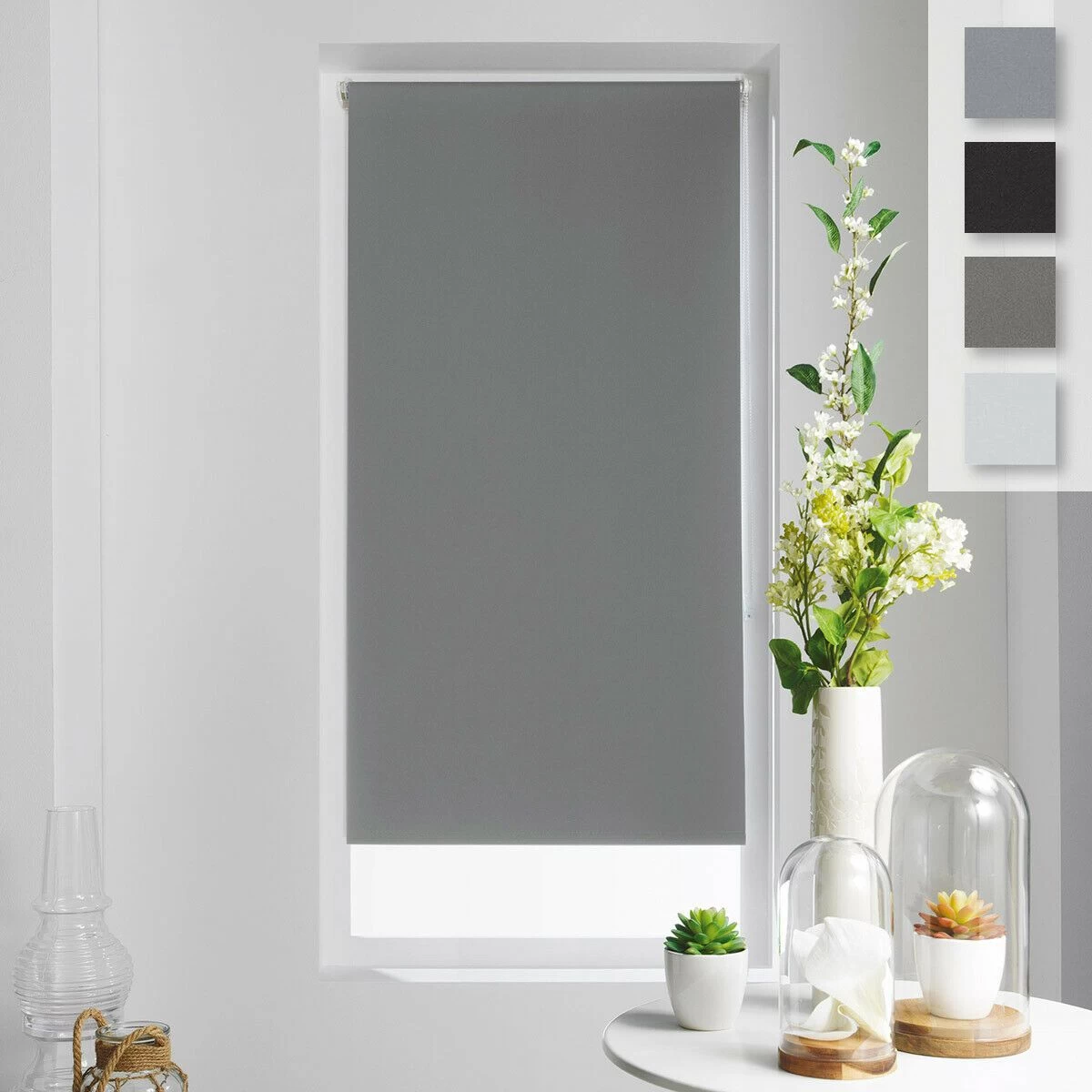 Tenda A Rullo Oscurante Tinta Unita - Dimensioni Varie W680