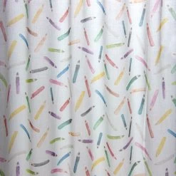 Tessuto Per Tenda Al Metro Matite C/stampa Digitale Altezza 315 Cm V578