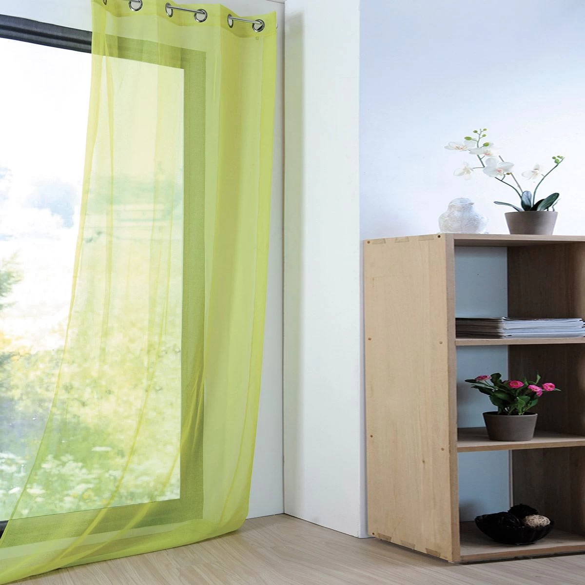 Tenda Arredo Velata Monna 140x280 Cm Con Borchie R710 - immagine 2