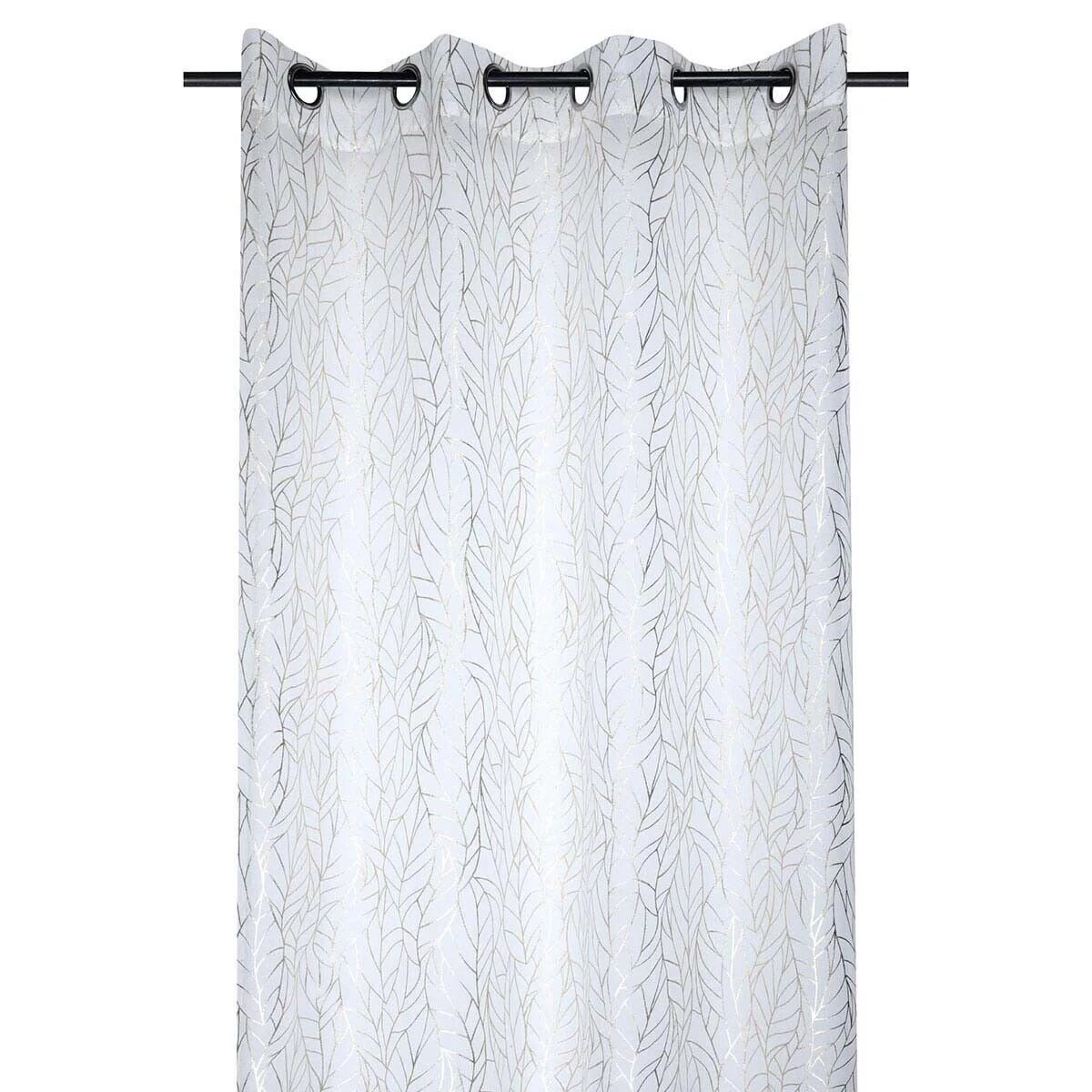 Tenda Arredo Trasparente Bamako Con Borchie 140x260 Cm J486