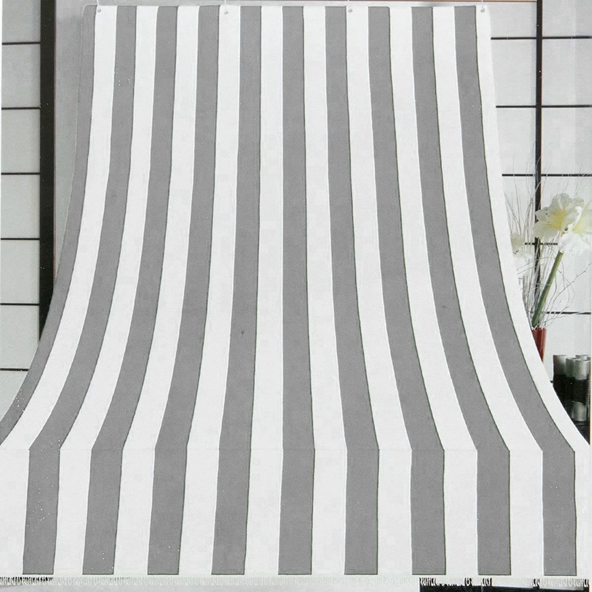 Tenda Da Sole Con Anelli Righe Art. Sophia 290x290 Cm Per Esterno H847 - immagine 12