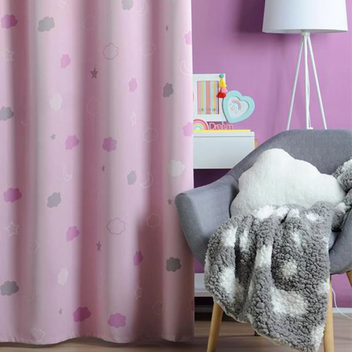 Tenda Oscurante Fosforescente Moon 140x260 Cm W865 - immagine 2