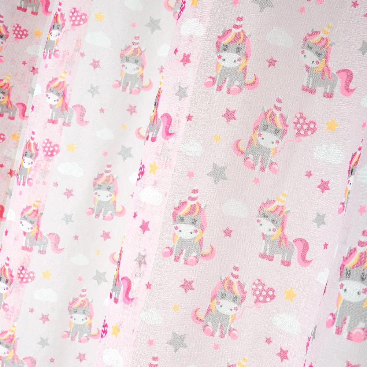 Tenda Trasparente Unicorno Zaelia 140x260 Cm W867 - immagine 2