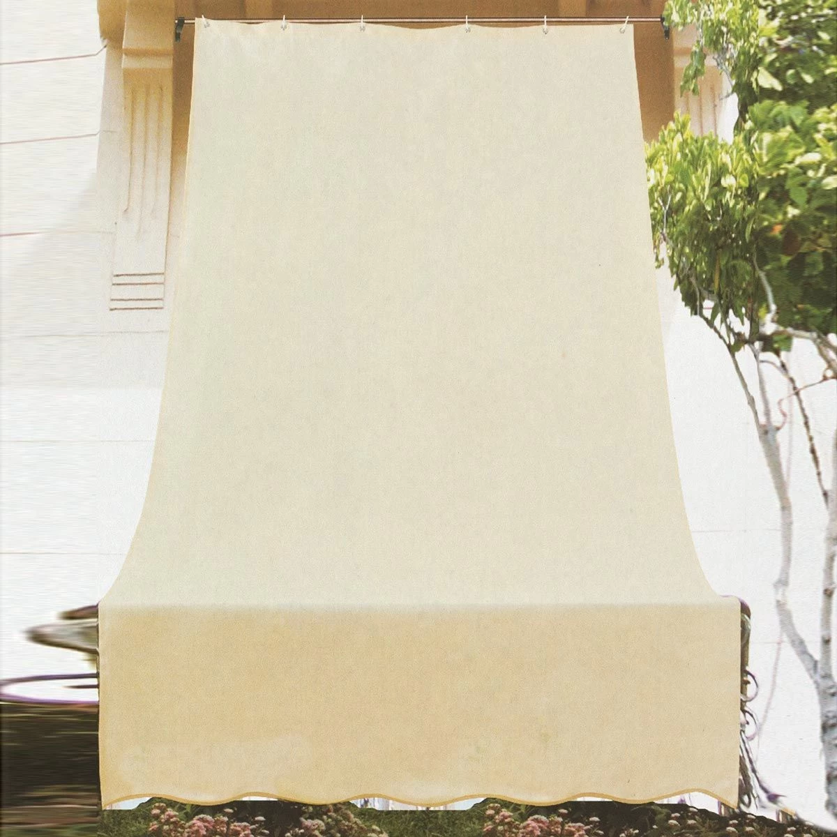 Tenda Da Sole Con Anelli Per Esterno Art. Vulcano - Dimensioni Varie R116 - immagine 2