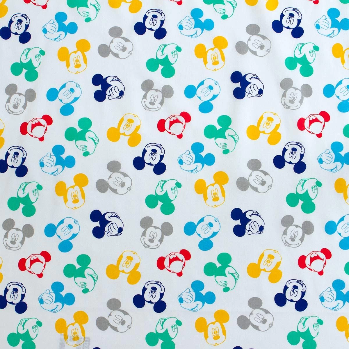 Tessuto Cotone Al Metro Topolino Disney Altezza 150 Cm W329 - immagine 2