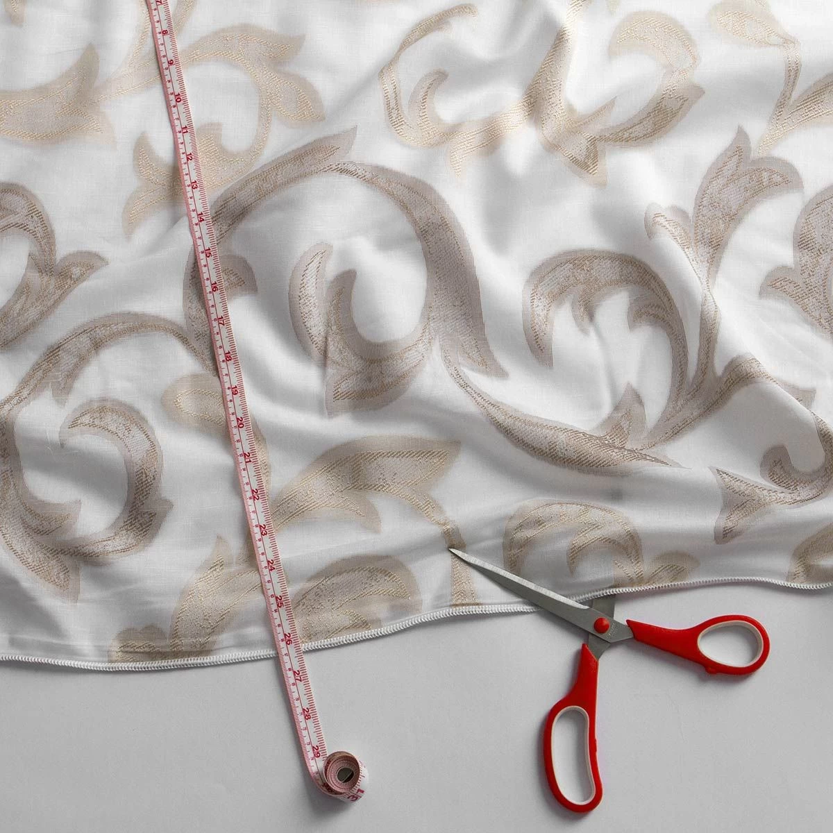 Tessuto Per Tenda Al Metro Madeira Ramage Altezza 315 Cm V675 - immagine 4