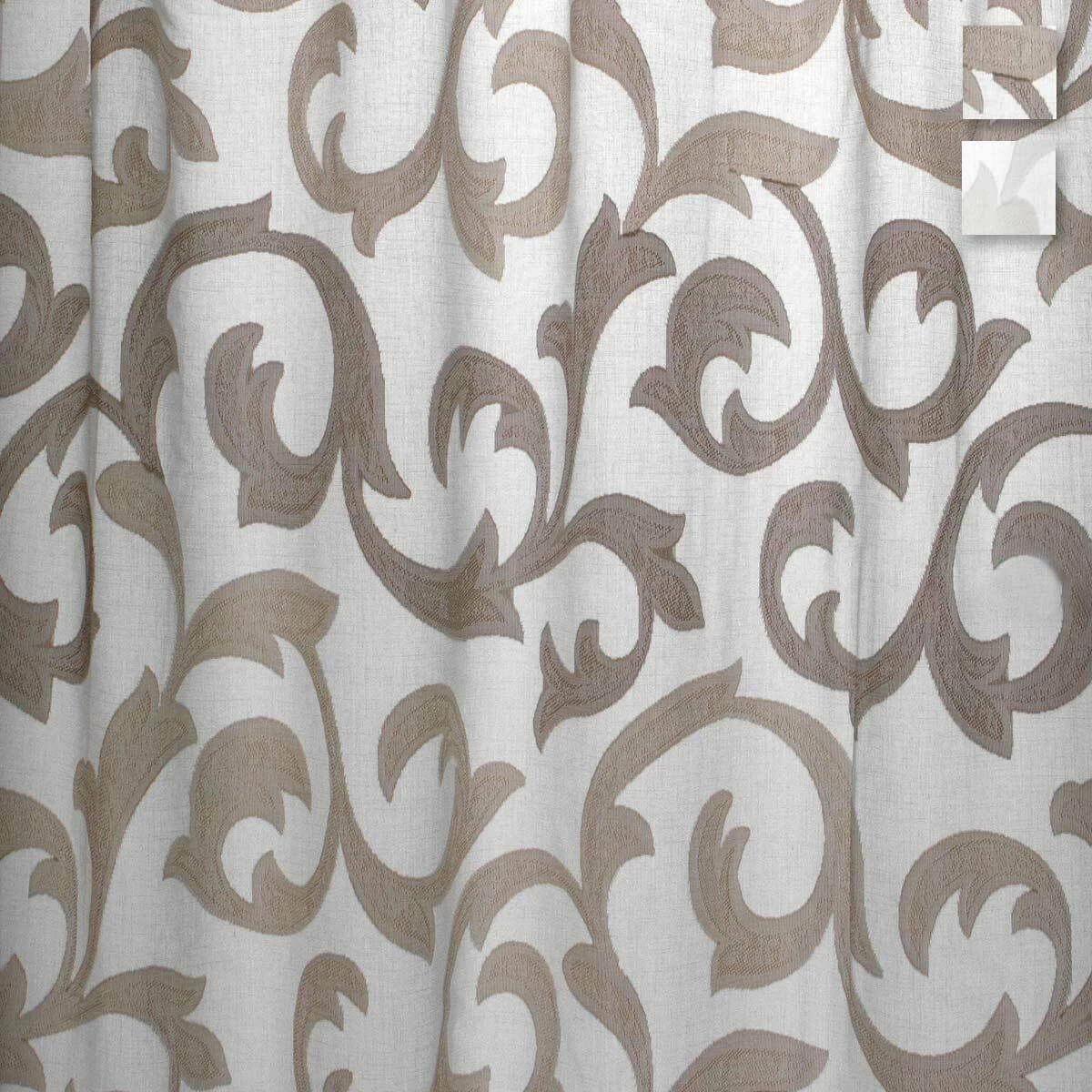 Tessuto Per Tenda Al Metro Madeira Ramage Altezza 315 Cm V675