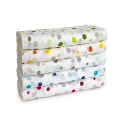 Tessuto Per Tendine Al Metraggio Pois Larghezza 60 Cm Z167