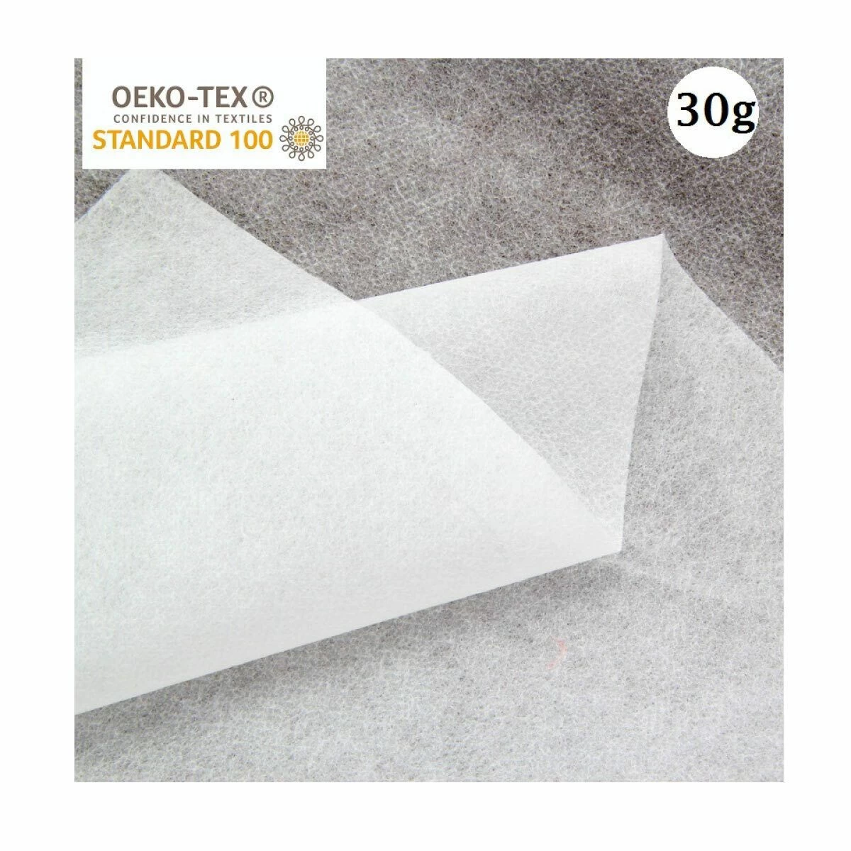 Tessuto TNT Al Metro 30 Gr Altezza 160 Cm, Ideale Per Mascherine - Bianco V813