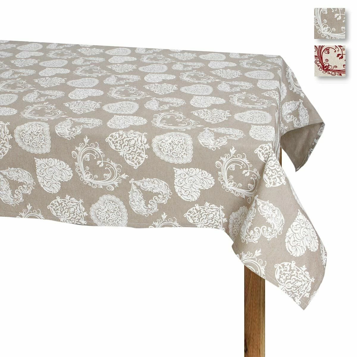 Tovaglia Coeur Di Morbidissimi In Tela Cuya - Dimensioni Varie Z191