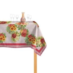 Tovaglia Flores Di Zero Bed C/stampa Digitale - Dimensioni Varie K158