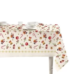Tovaglia Natalizia Noel Di Caleffi - Dimensioni Varie X129