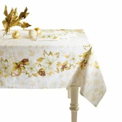 Tovaglia Stella Bianca Caleffi In Puro Cotone Digitale - Dimensioni Varie W450