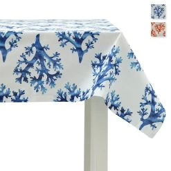 Tovaglia Da Tavola Coralli Bassetti Corliss 8 Posti - 140x220 Cm N081